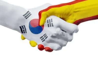 españa:corea